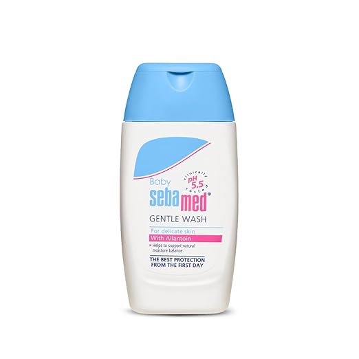 Sebamed Baby Gentle Wash|pH 5.5|Baby Body Wash|Soap Free|Tear Free| 50 ml