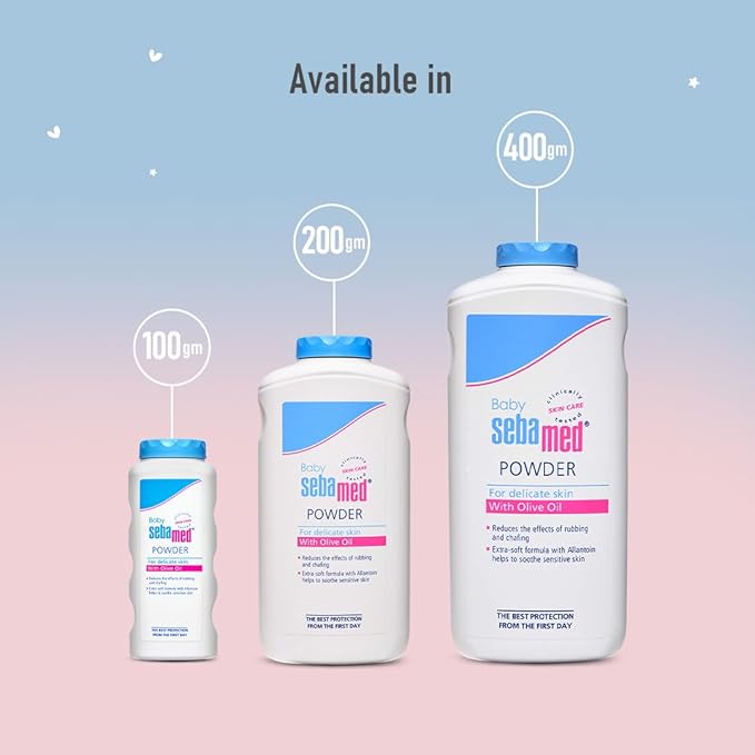 Sebamed Baby Powder| Olive Oil, Allantoin|200 gm