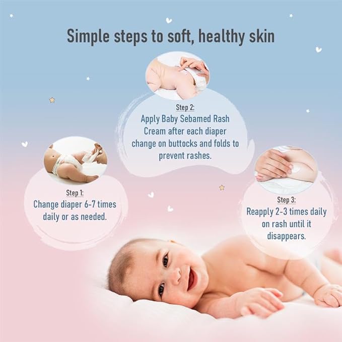 Sebamed Baby Rash Cream|pH 5.5|Ideal for Diaper Rashes|100 ml