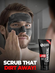 Beardo Activated Charcoal Face Scrub, 100 gm