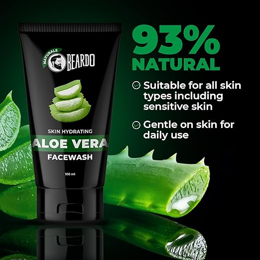 Beardo Aloevera Face Wash for Men, 100ml