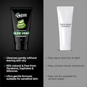 Beardo Aloevera Face Wash for Men, 100ml