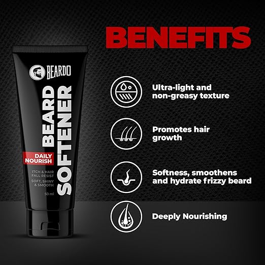 Beardo Beard Softener, 50g | Beard cream for men
