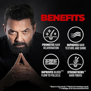 Beardo Beard and Hair Growth Oil - 50 ml for faster beard growth and thicker looking beard