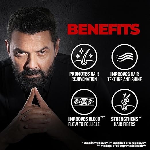 Beardo Beard and Hair Growth Oil - 50 ml for faster beard growth and thicker looking beard