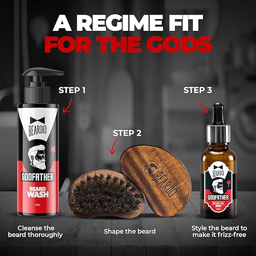 Beardo Godfather Lite Beard and Moustache Oil, 30 ml