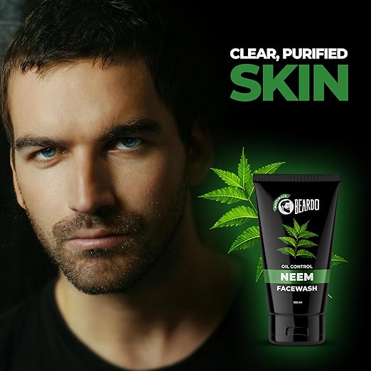 Beardo Purifying Neem Face Wash for Oil Control, 100ml