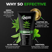 Beardo Purifying Neem Face Wash for Oil Control, 100ml