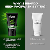 Beardo Purifying Neem Face Wash for Oil Control, 100ml