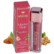 Whimsy Beauty Lip Gloss for Kids and Girls | Non Sticky Lightweight Formula with Hydrating Care | Tinted Gloss for Soft Nourished Lips | 4 to 16 Years | Organic, Natural, Chemical Free (Mauve Pink)