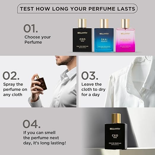 Bella Vita Luxury CEO MAN Perfume 100ml | Long Lasting | Eau De Parfum | Lemon, Lavender, Tonka, Mandarin & Vetiver | Woody, Citrus Premium Fragrance | Ideal Gift for Man