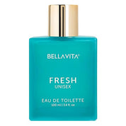 Bella Vita Luxury Fresh Unisex Long Lasting Perfume for Man and Woman | EDT 100ml | Bergamot, Lavender, Ylang Ylang | Citrus, Floral Premium Fragrance for Men and Women