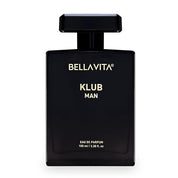 Bella Vita Luxury KLUB | Long Lasting Eau De Parfum 100ml Perfume for Man | Lemon, Rose and Vanilla | Musky, Spicy and Woody Premium Fragrance for Men