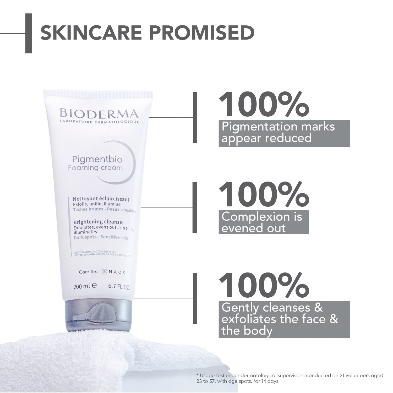 Bioderma Pigmentbio Foaming Cream Brightening Exfoliating Cleanser 200 ml