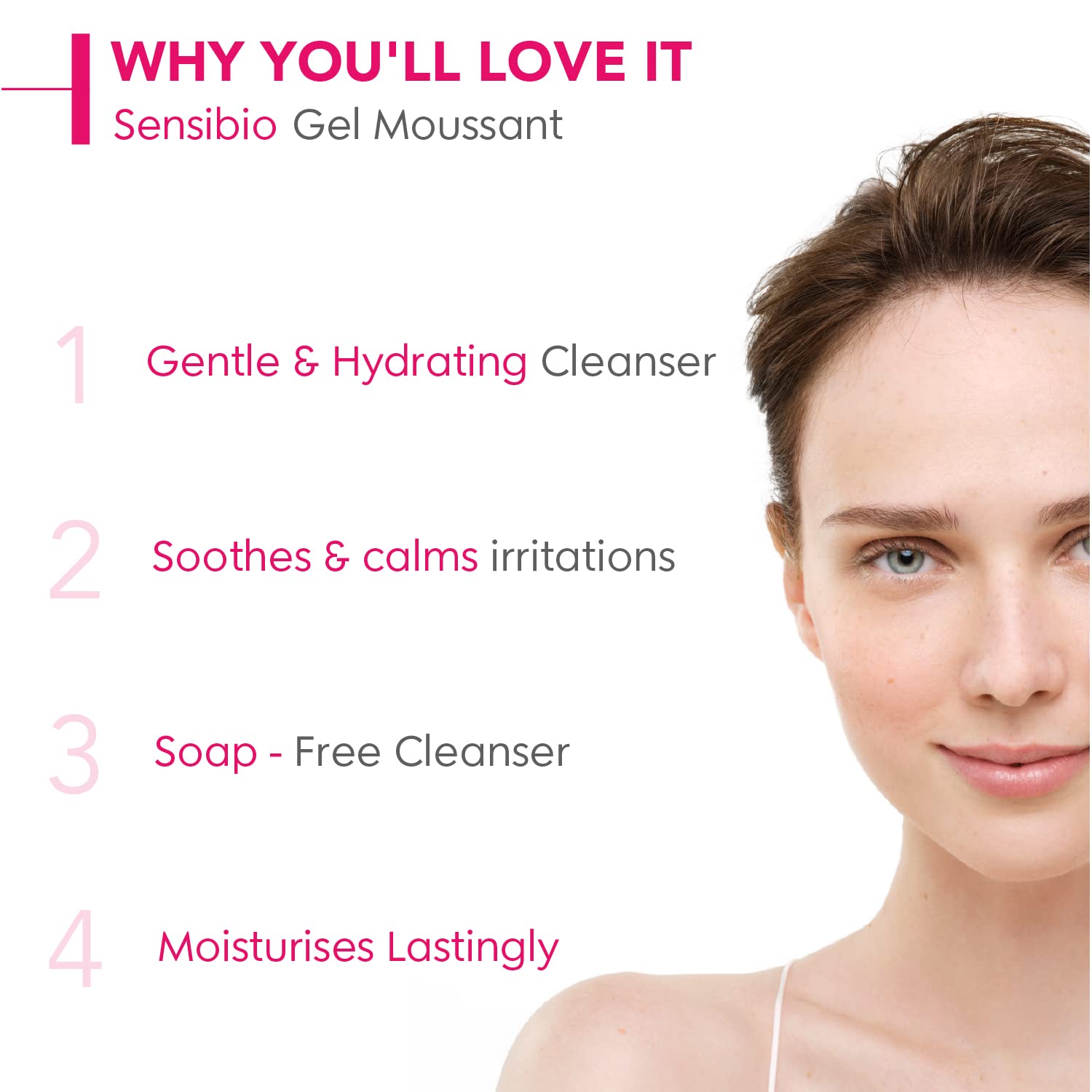 Bioderma Sensibio Gentle Soothing Micellar Cleansing Foaming Gel For Sensitive Skin(45ml)