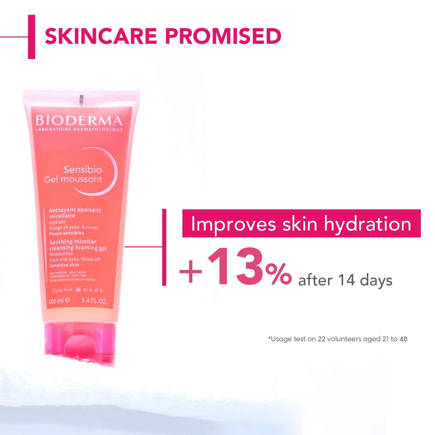 Bioderma Sensibio Gentle Soothing Micellar Cleansing Foaming Gel For Sensitive Skin(45ml)