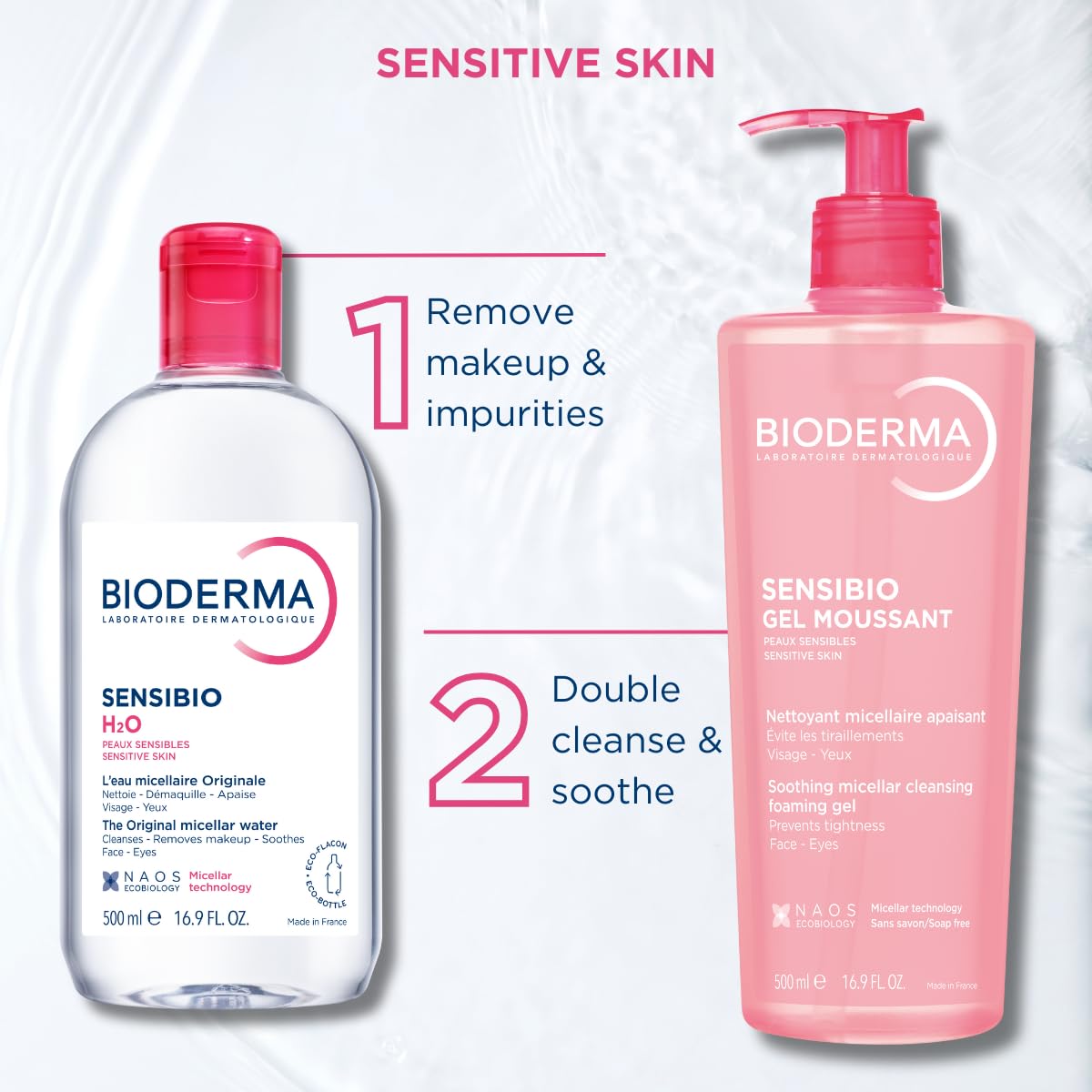 Bioderma Sensibio H2O Daily Soothing Cleanser  100ml