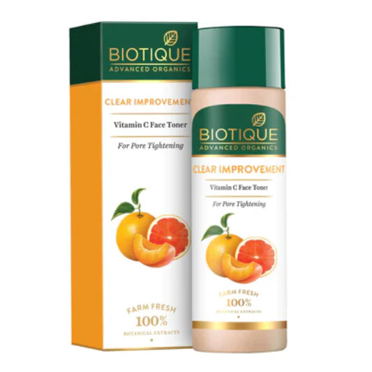 Biotique Advanced Organics Clear Improvement Vitamin C Face Toner (120ml)