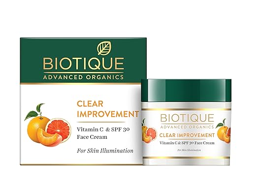 BiotiqueAdvancedOrganicsClearImprovementVitaminC_Spf30FaceCream50Gm-sunshinebeautycenter-01.jpg