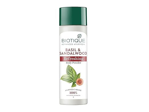 Biotique Basil And Sandalwood Refreshing Body Powder