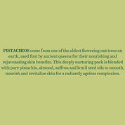 Biotique Bio Pistachio Ageless Nourishing and Revitalizing Face Pack for All Skin Types, 50g