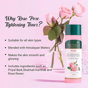 Biotique Bio Rose Pore Tightening Toner With Himalayan Water For All Skin Type 120 Ml