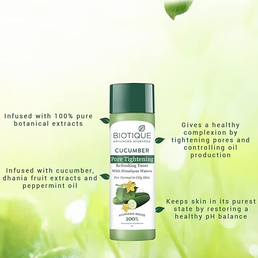 Biotique Cucumber Pore Tightening Toner