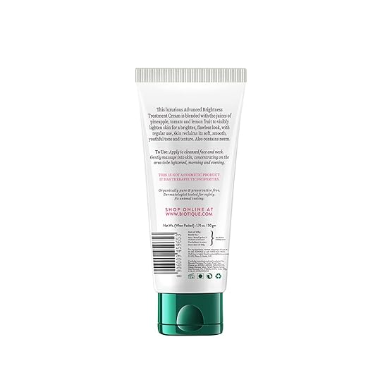 Biotique Face glo advanced brightening fruit cream 50g