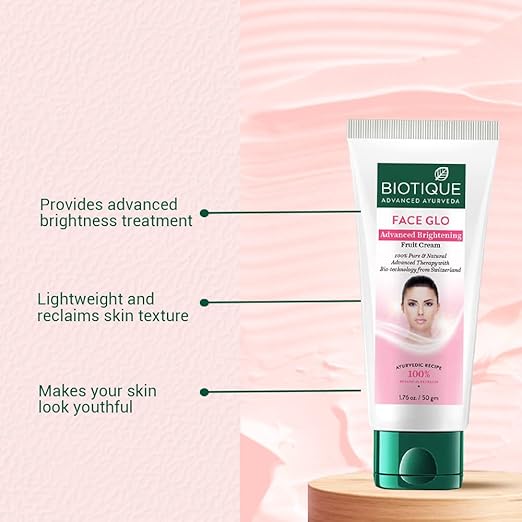 Biotique Face glo advanced brightening fruit cream 50g