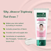 Biotique Face glo advanced brightening fruit cream 50g