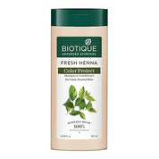 Biotique Fresh Henna Color Protect Shampoo & Conditioner For Color Treated Hair,