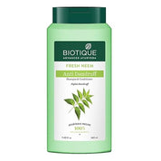 Biotique Fresh Neem Anti Dandruff Shampoo and Conditioner