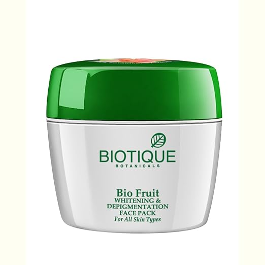 Biotique Fruit Brightening Depigmentation and Tan Removal Face Pack