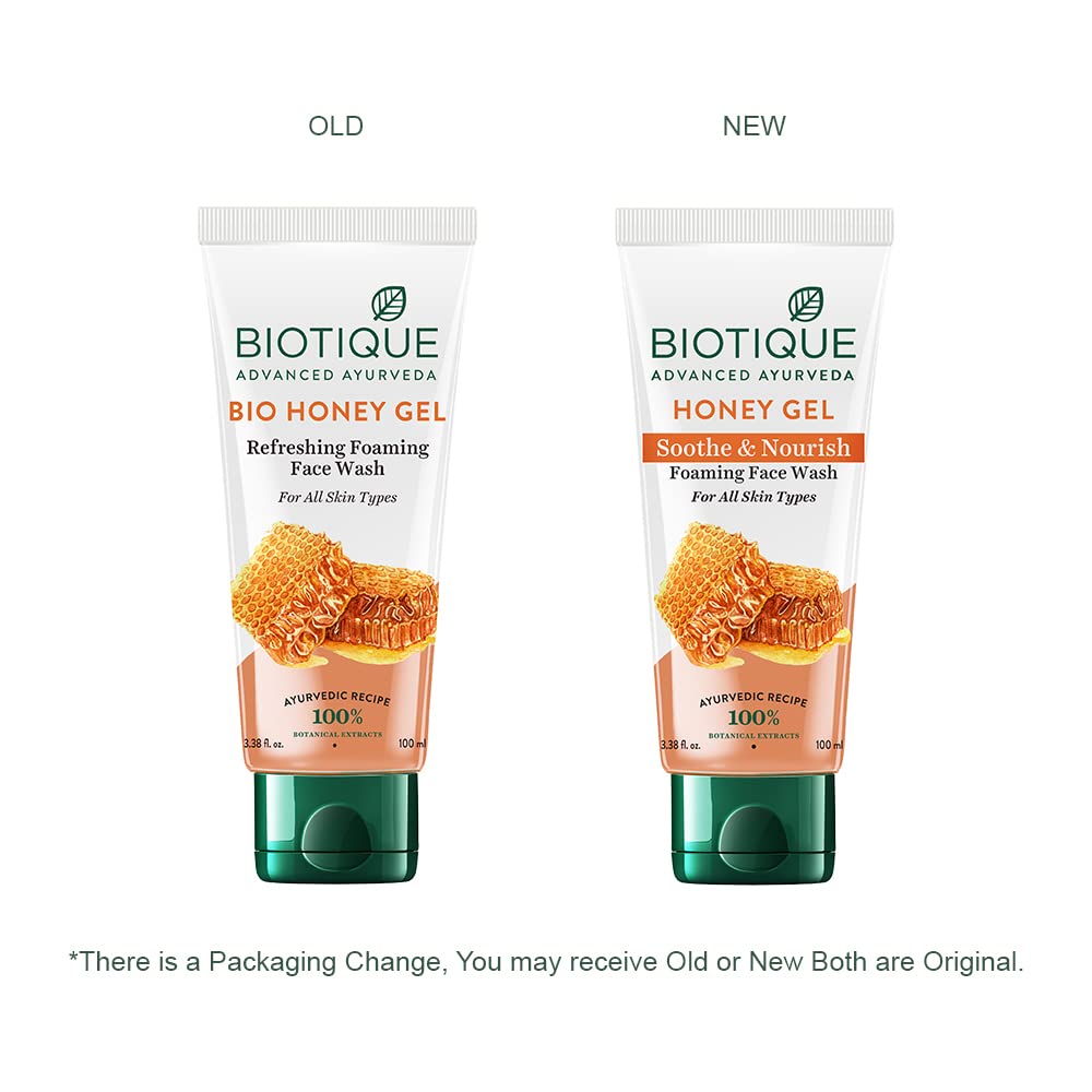 Biotique Honey Gel Soothe & Nourish Foaming Face wash