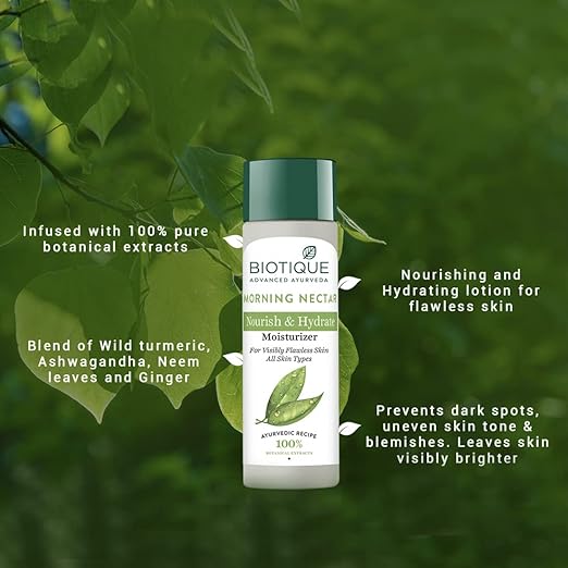 Biotique Morning Nectar Flawless Skin Moisturizer Lotion
