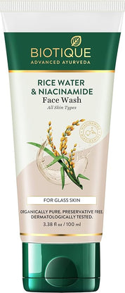 Biotique Rice Water & Niacinamide Gel Face Wash