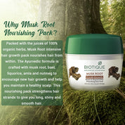 Biotique Fresh Growth Nourishing Treatment Pack - Bio Musk Root,