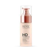 RENEE PRO HD Full Coverage Liquid All Skin Type Foundation - Ceder, Seamless HD Coverage with Matte Finish | SPF30 | Weightless & Long Lasting | Enriched Aloe, Coffee, Chamomile & Vitamin E, 30 Ml
