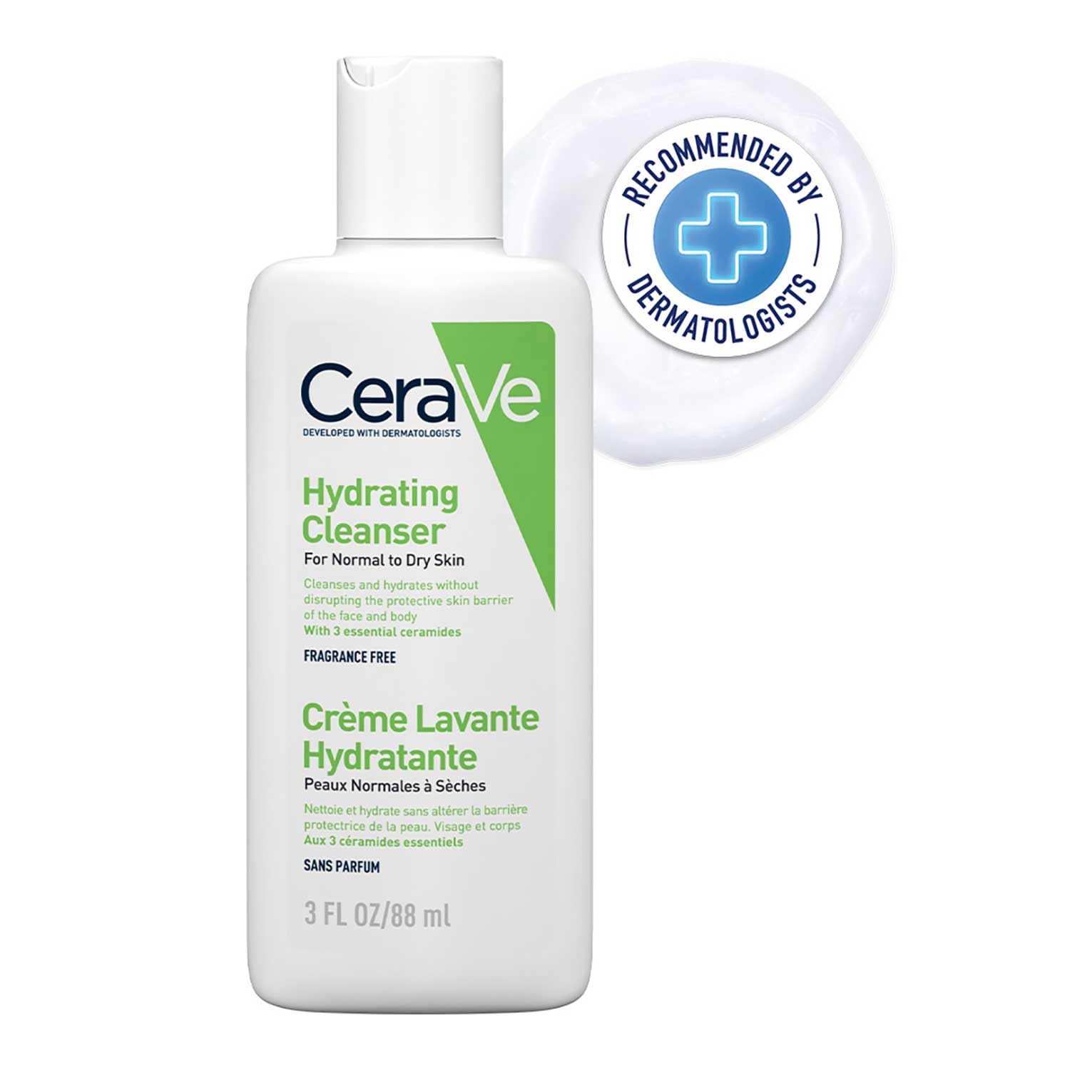 CeraVe Hydrating Facial Cleanser Non-Foaming Face Wash