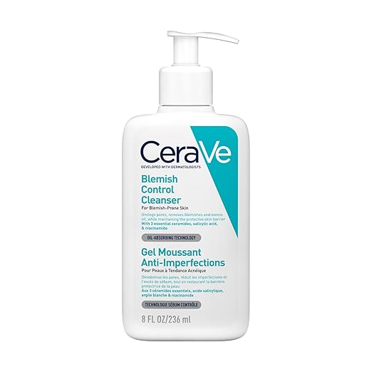 CeraVe Blemish Control Cleanser with 2% Salicylic Acid & Niacinamide for Acne Prone Skin 236ml
