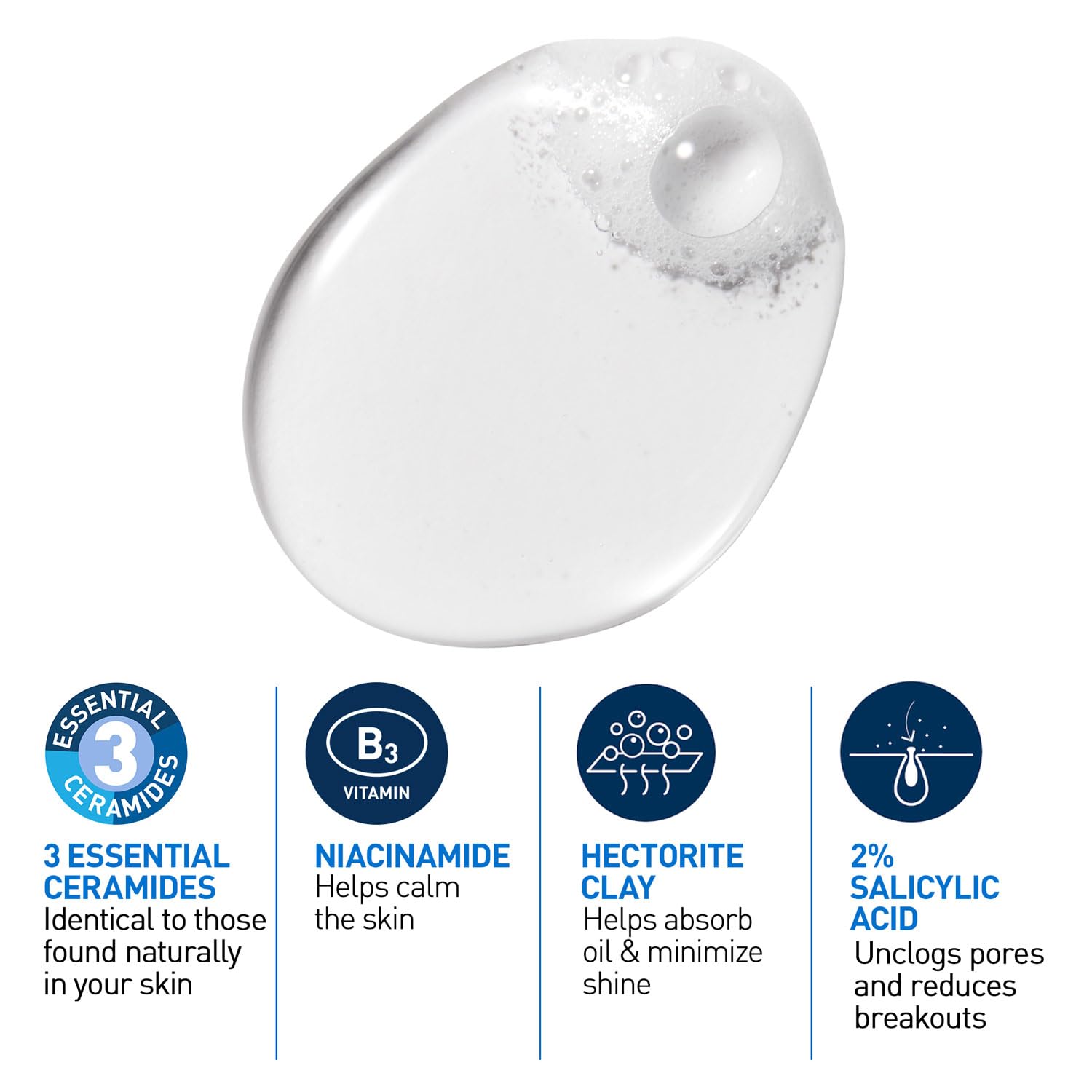 CeraVe Blemish Control Cleanser with 2% Salicylic Acid & Niacinamide for Acne Prone Skin 236ml