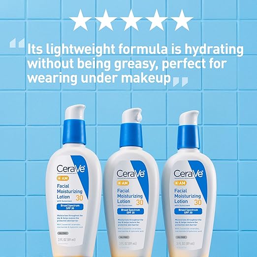 CeraVe Moisturizing SPF 30 Facial Lotion Am, 89ml