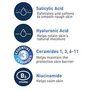 CeraVe SA Smoothing Cleanser For Dry, Rough & Bumpy Skin 236ml