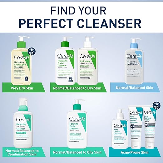 CeraVe SA Smoothing Cleanser For Dry, Rough & Bumpy Skin 236ml