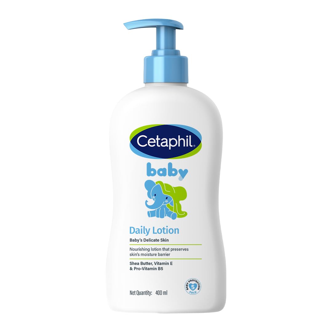 Cetaphil Baby Daily Lotion With Shea Butter Vitamin E & Pro Vitamin B5 (400ml)