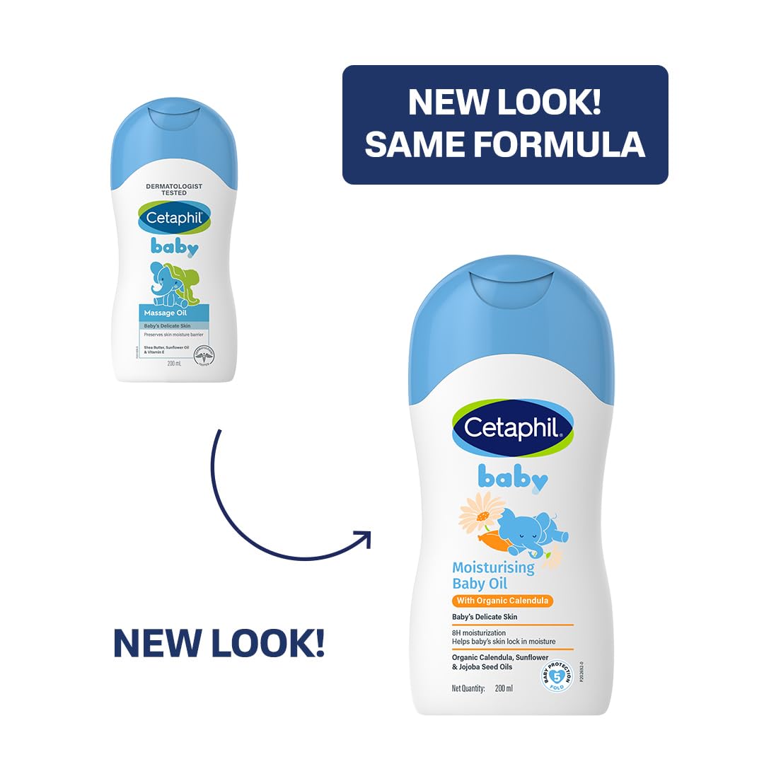 Cetaphil Baby Massage Oil With Shea Butter (200ml)