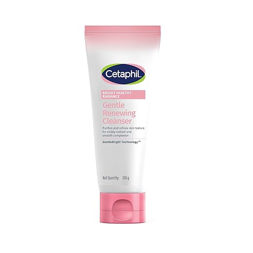 Cetaphil Bright Healthy Radiance Gentle Renewing Cleanser|100G|Gentlebright Technology With Vitamin E-Releasing Jojoba Beads|For All Skin Types