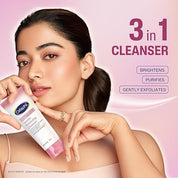 Cetaphil Bright Healthy Radiance Gentle Renewing Cleanser|100G|Gentlebright Technology With Vitamin E-Releasing Jojoba Beads|For All Skin Types