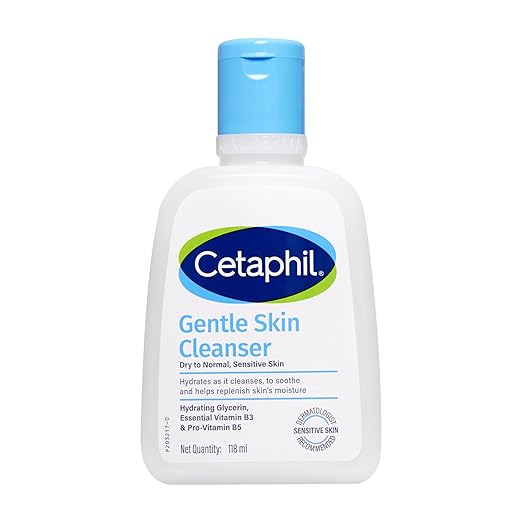 Cetaphil Gentle Skin Cleanser Hydrating Face Wash for Dry to Normal Skin 125ml