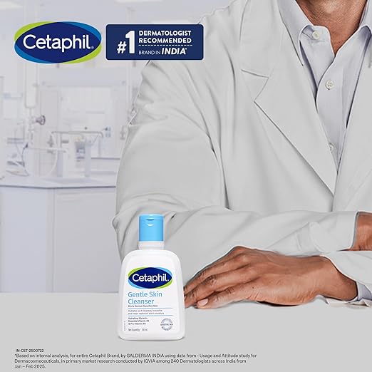 Cetaphil Gentle Skin Cleanser Hydrating Face Wash for Dry to Normal Skin 125ml